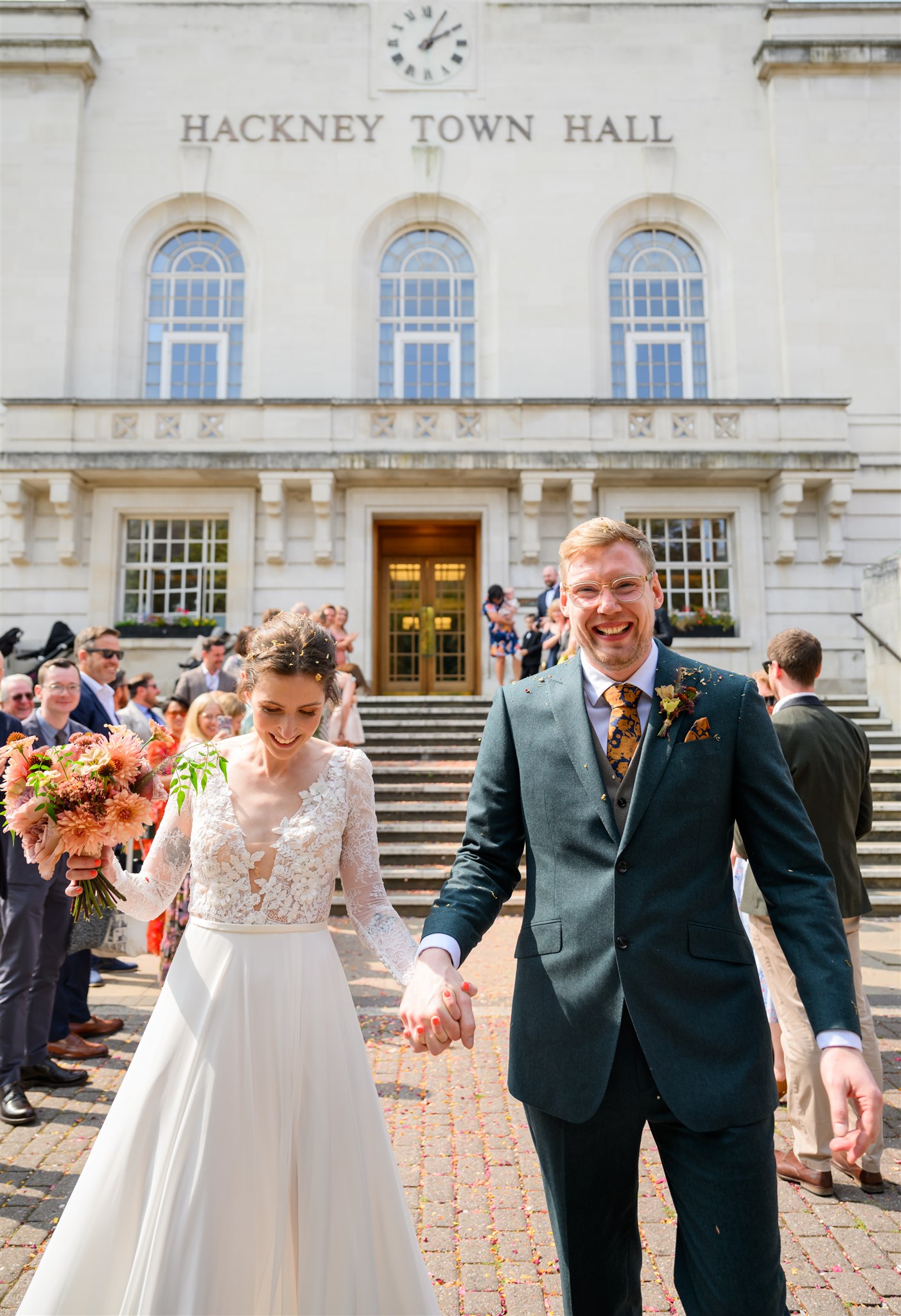 Bouquet de mariée et boutonnière