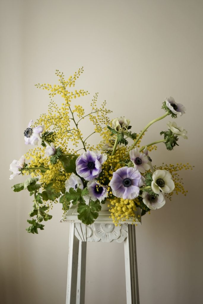 Composition de fleurs d'hiver